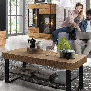 LoftStory Couchtisch mit Metallbeinen 