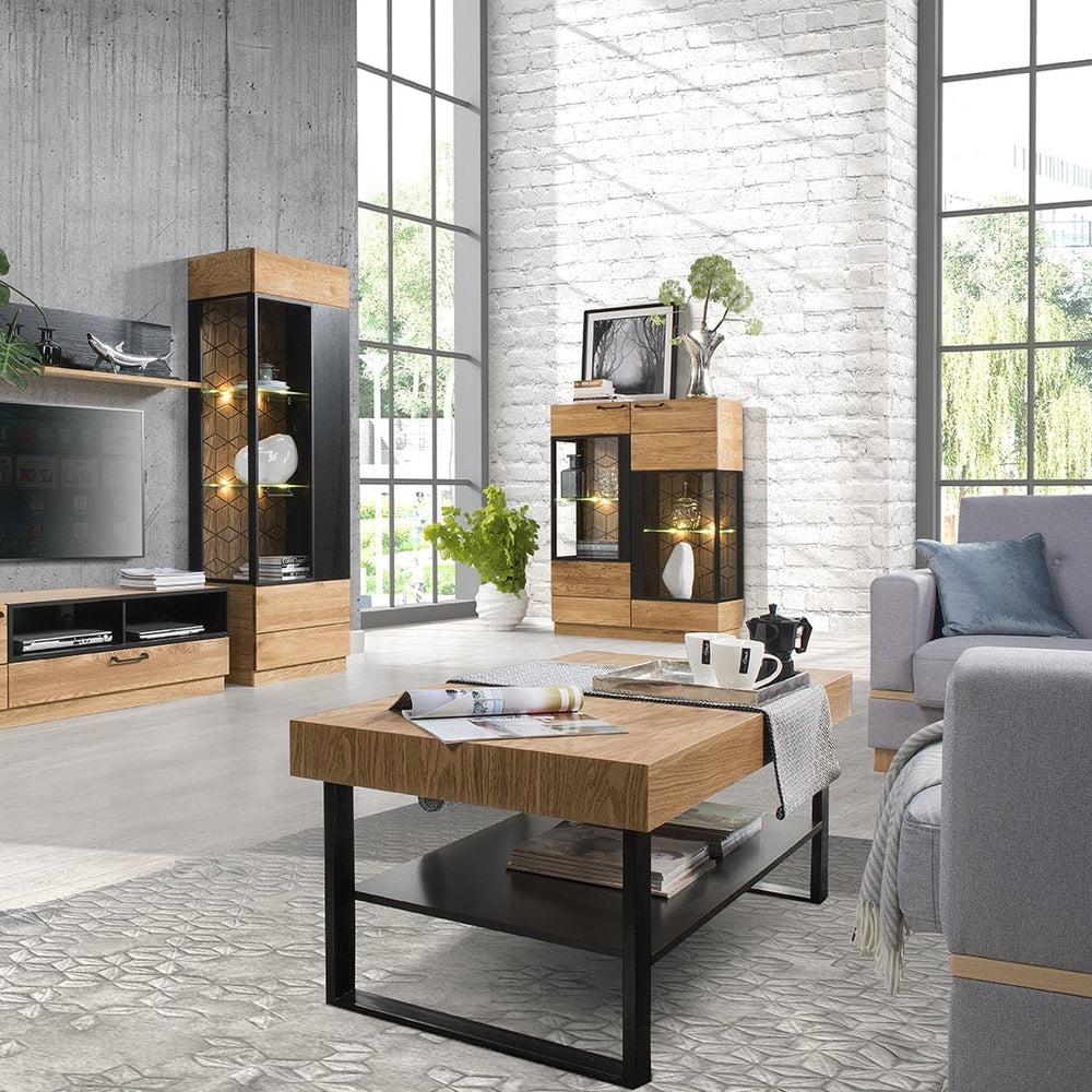 LoftStory Couchtisch mit Metallbeinen 