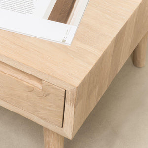 NordicStory Couchtisch Massivholz Eiche retro nordic