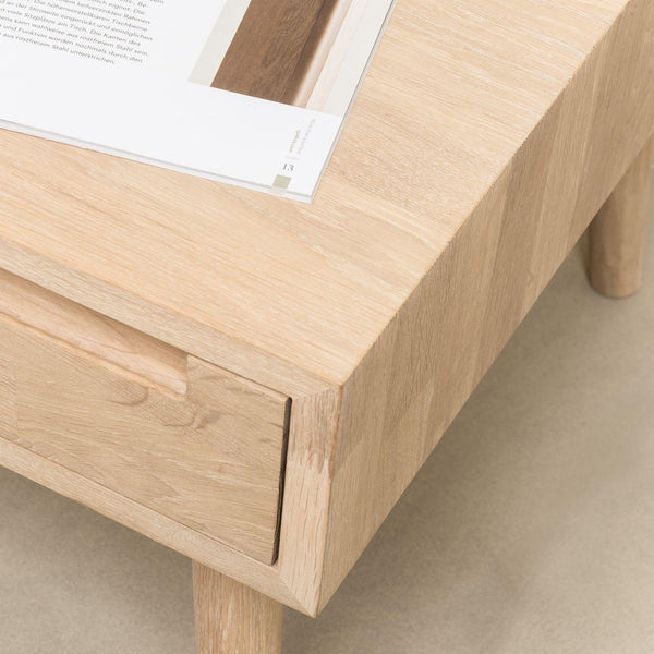NordicStory Couchtisch Massivholz Eiche retro nordic
