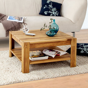NordicStory Couchtisch aus massiver Eiche