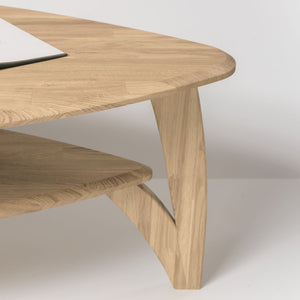 NordicStory Couchtisch aus massiver Eiche