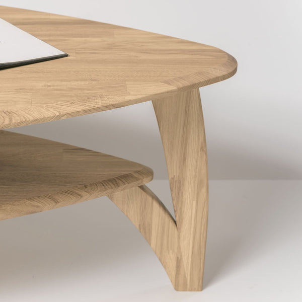 NordicStory Couchtisch aus massiver Eiche