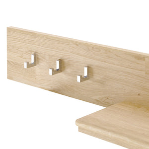 NordicStory Wandgarderobe Eiche massiv 