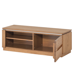 NordicStory Sideboard TV-Ständer aus massivem Eichenholz Nordisches Design modern rustikal skandinavischer Stil