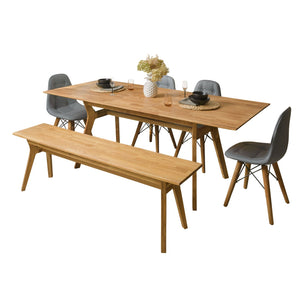 NordicStory Harold Bank aus massiver Eiche 140 x 40 x 45 cm.
