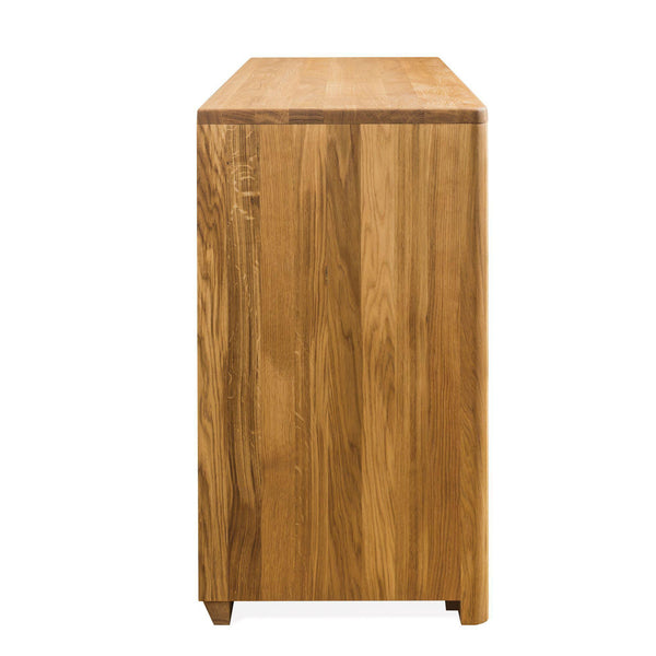 NordicStory Sideboard Elsa Kommode 6 Schubladen Massivholz Skandinavische Eiche 