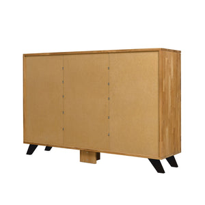 NordicStory Moritz 2 Kommode aus massiver Eiche, 150 x 40 x 101,9 cm.