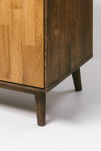 NordicStory Kommode Kommode aus massivem Eichenholz original skandinavisches Design 