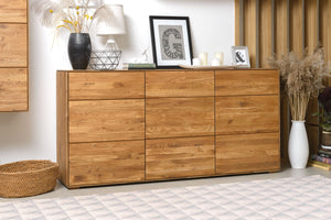 NordicStory Sideboard Kommode Kommode in Eiche massiv