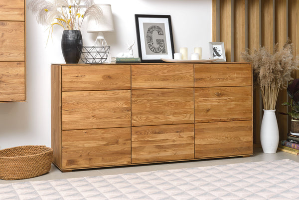 NordicStory Sideboard Kommode Kommode in Eiche massiv