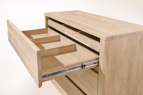 NordicStory Elsa Elsa Sideboard Kommode aus Massivholz Skandinavische Eiche