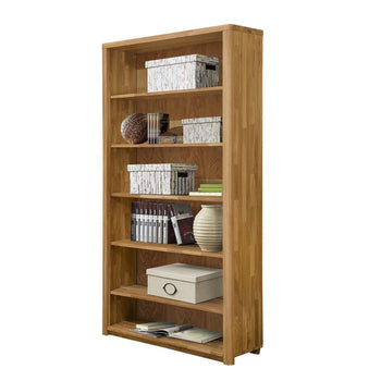 NordicStory Cabinet Bücherregal Bücherregal Bücherregal in Eiche massiv 