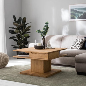 NordicStory Couchtisch aus massiver Eiche 