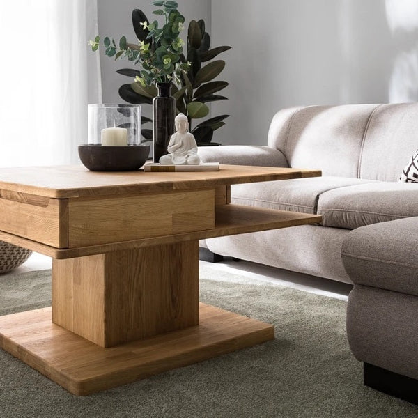 NordicStory Couchtisch aus massiver Eiche 