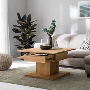 NordicStory Couchtisch aus massiver Eiche 