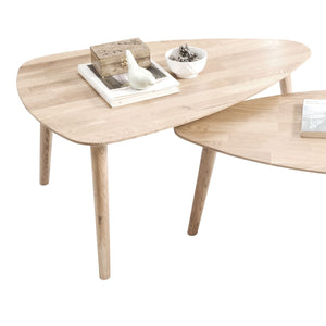 NordicStory Couchtisch Eiche massiv, Eiche massiv