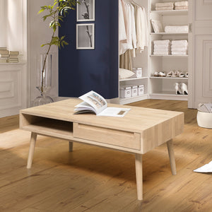 NordicStory Couchtisch aus massiver Eiche