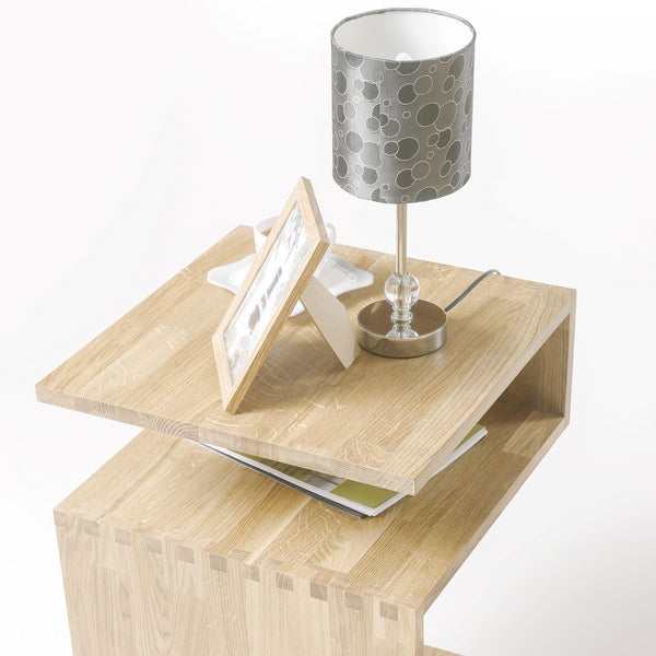 Beistelltisch Sofi aus massiver Eiche, 44 x 44 x 62 cm | NordicStory