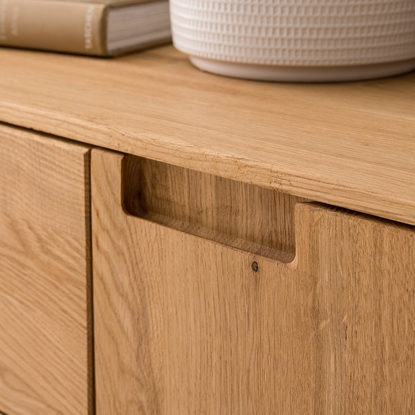 NordicStory Sideboard Kommode in Eiche Massivholz