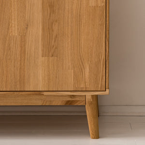 NordicStory Sideboard Kommode in Eiche Massivholz