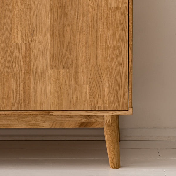 NordicStory Sideboard Kommode in Eiche Massivholz