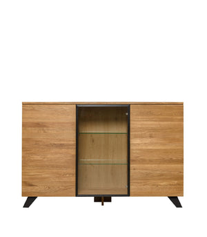NordicStory Moritz 2 Kommode Eiche massiv 150 x 40 x 101,9 cm.