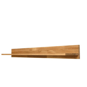 NordicStory Wandregal Moritz aus massiver Eiche 150 x 20 x 20 x 15 cm.