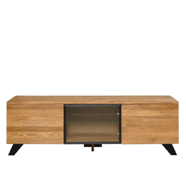 NordicStory Moritz TV-Ständer aus massiver Eiche 150 x 45 x 51,3 cm.