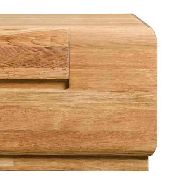NordicStory TV-Ständer aus massiver Eiche Faina 180 x 53 x 36 cm.