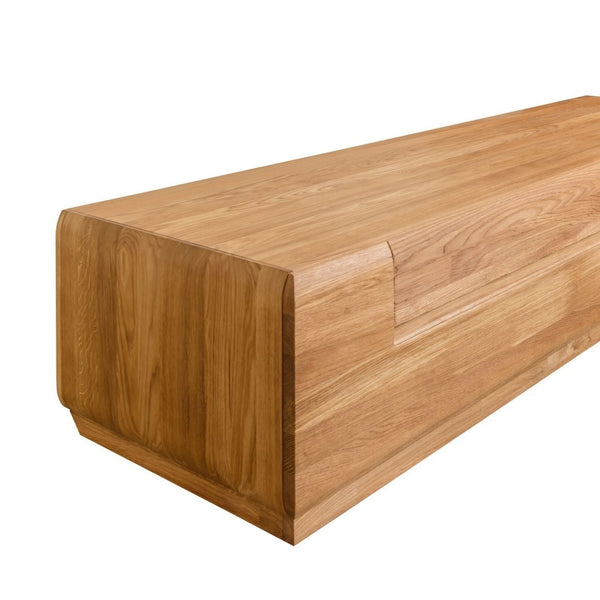 NordicStory TV-Ständer aus massiver Eiche Faina 180 x 53 x 36 cm.
