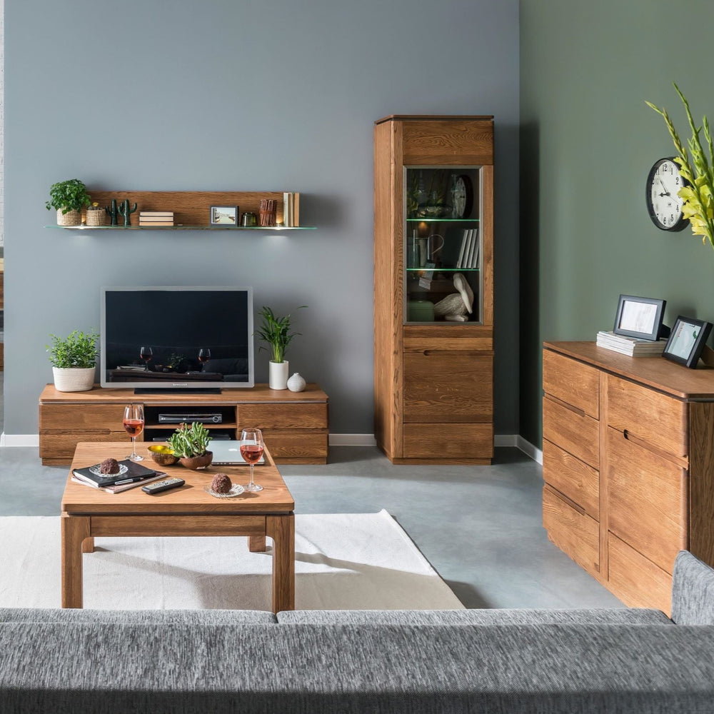 LoftStory Eichenholz-Vitrine