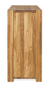 NordicStory Sideboard Kommode "Valencia" 96 x 43 x 94 cm. Massivholz Eiche 