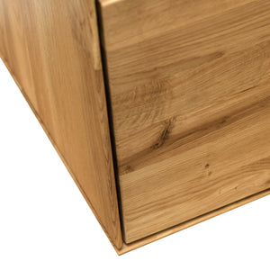 NordicStory Schwebender Kleiderschrank Eiche massiv Nordic Skandinavische Wohnwand