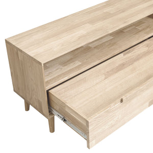TV-Ständer aus massiver Eiche Escandi 2 Roble.Store NordicStory