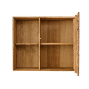 NordicStory Schwebender Kleiderschrank Eiche massiv