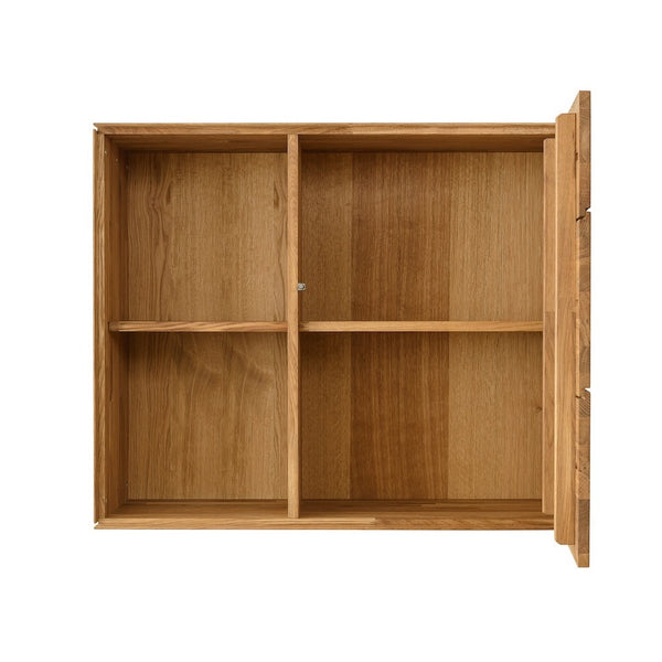 NordicStory Schwebender Kleiderschrank Eiche massiv