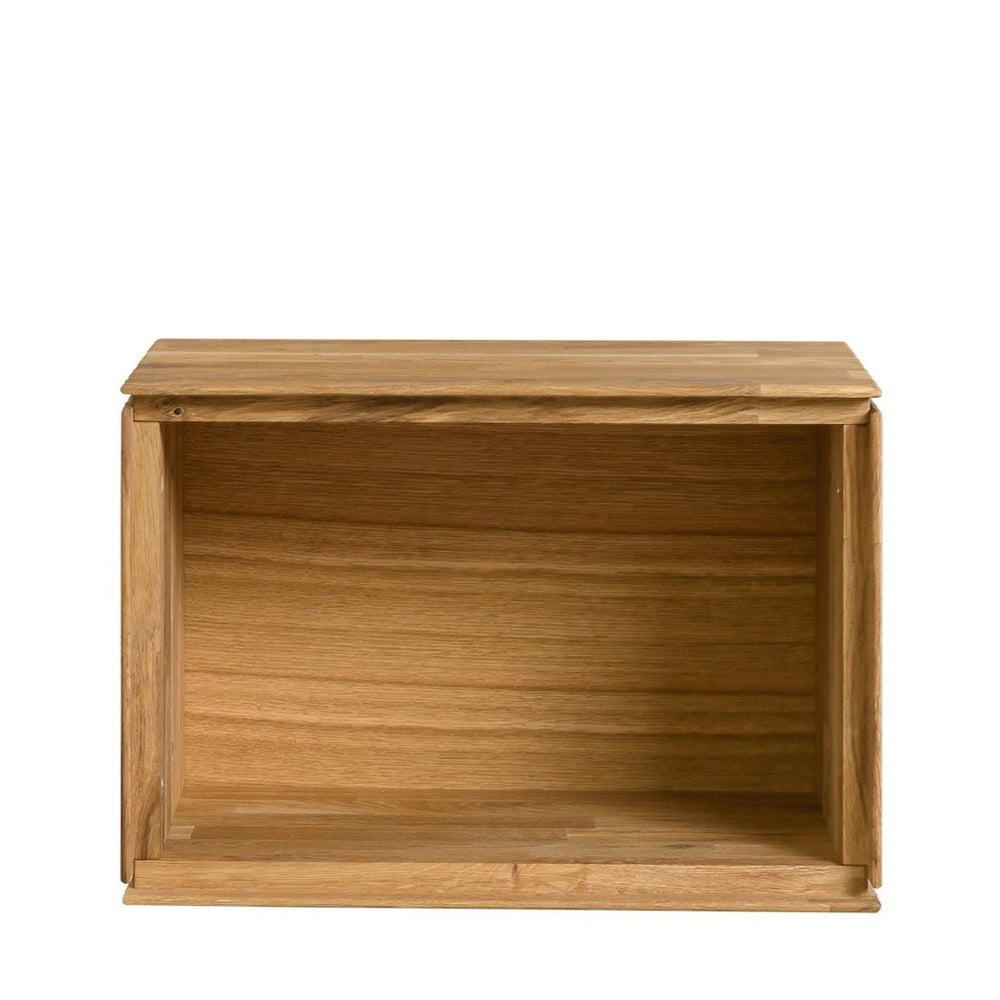 NordicStory schwebender Hängeschrank Eiche Massivholz Hängeschrank nordisches Design modernes skandinavisches Wohnzimmer 