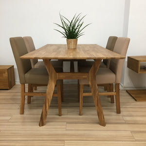Massiver Eichen-Esstisch Harold, 170 x 90 x 75 cm | NordicStory
